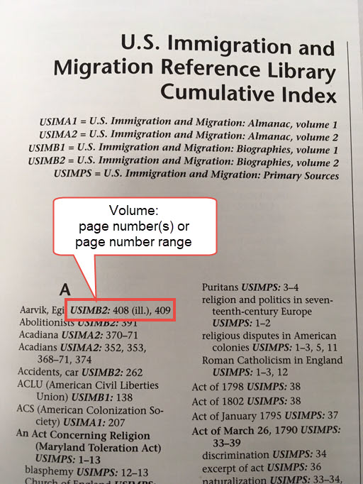 Using Reference Reading Index